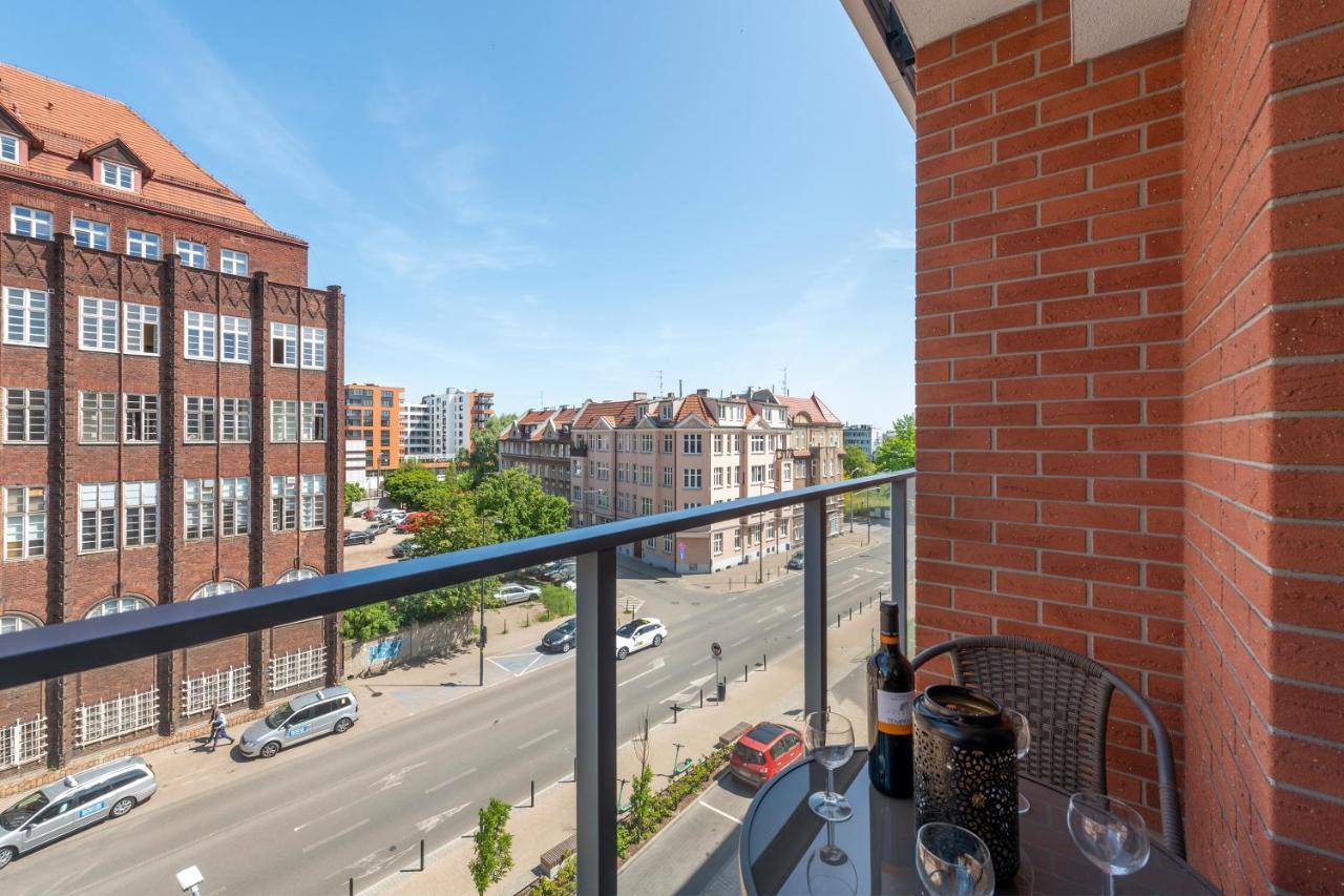 Gdansk Centrum - Apartament 4-Osobowy Z Balkonem Buitenkant foto