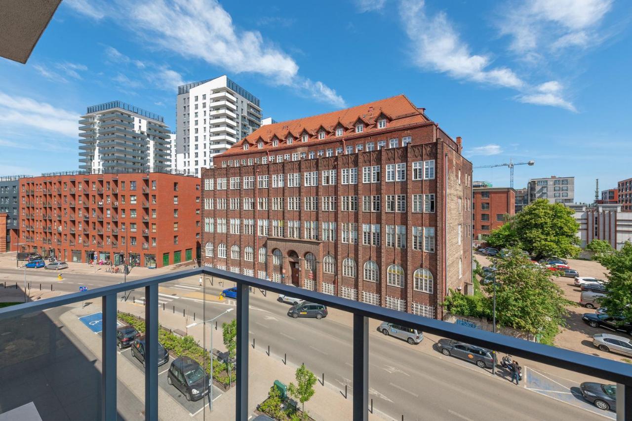 Gdansk Centrum - Apartament 4-Osobowy Z Balkonem Buitenkant foto